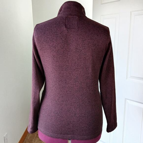 Sonoma The Supersoft Sweater Fleece S colorblock sweatshirt quarter snap pockets - Picture 15 of 16